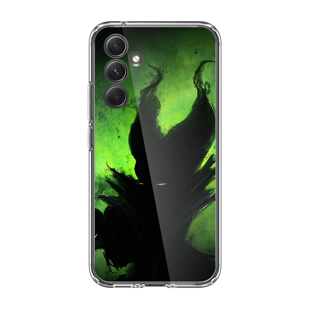 Villains Maleficent Silhouette Samsung Galaxy A54 5G Case