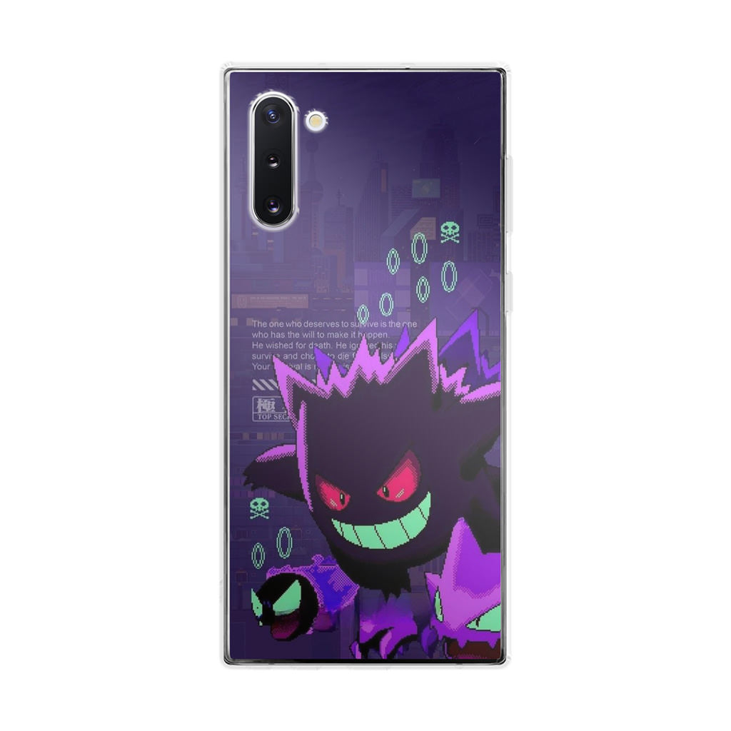 Gengar Pixel Art Galaxy Note 10 Case