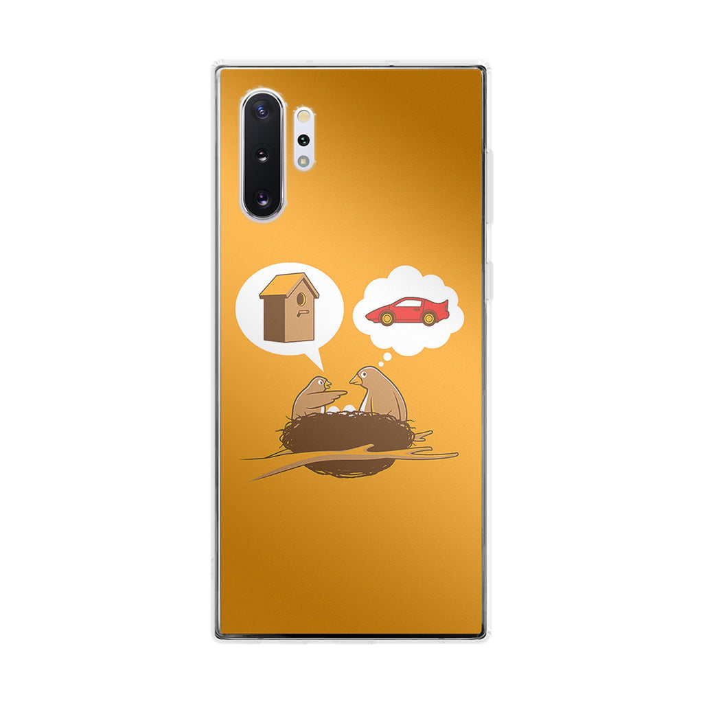 Bird Life Priorities Galaxy Note 10 Plus Case