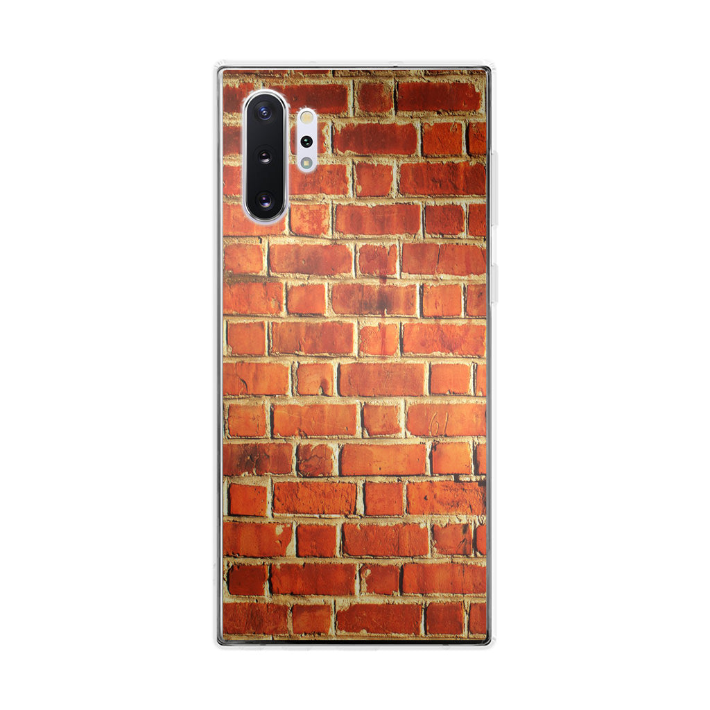 Brick Wall Pattern Galaxy Note 10 Plus Case