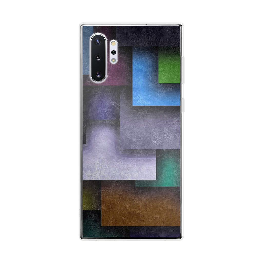 Colorful Rectangel Art Galaxy Note 10 Plus Case