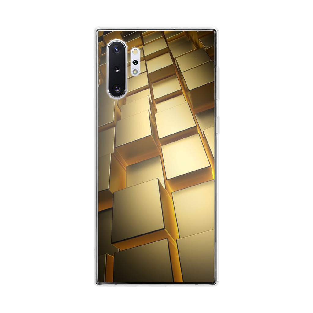 Golden Cubes Galaxy Note 10 Plus Case