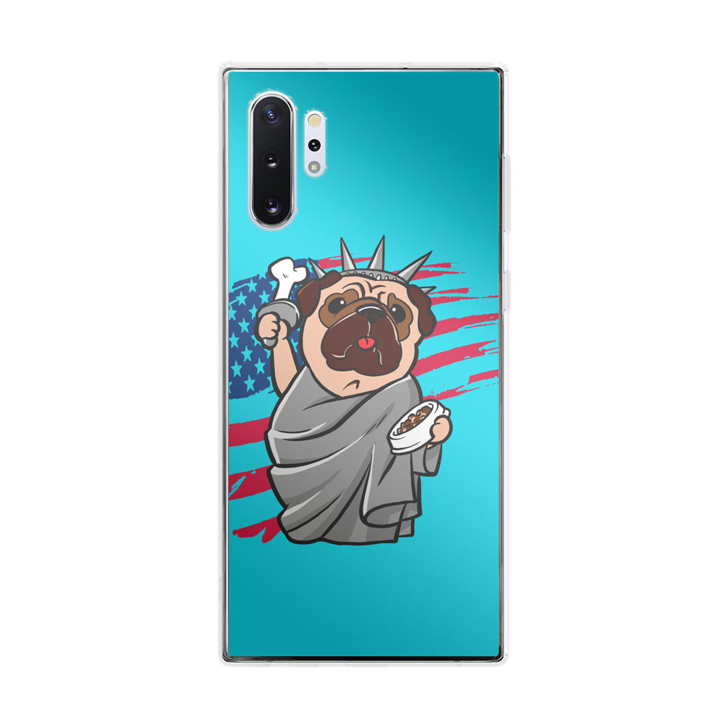 Independence Day Pug Galaxy Note 10 Plus Case