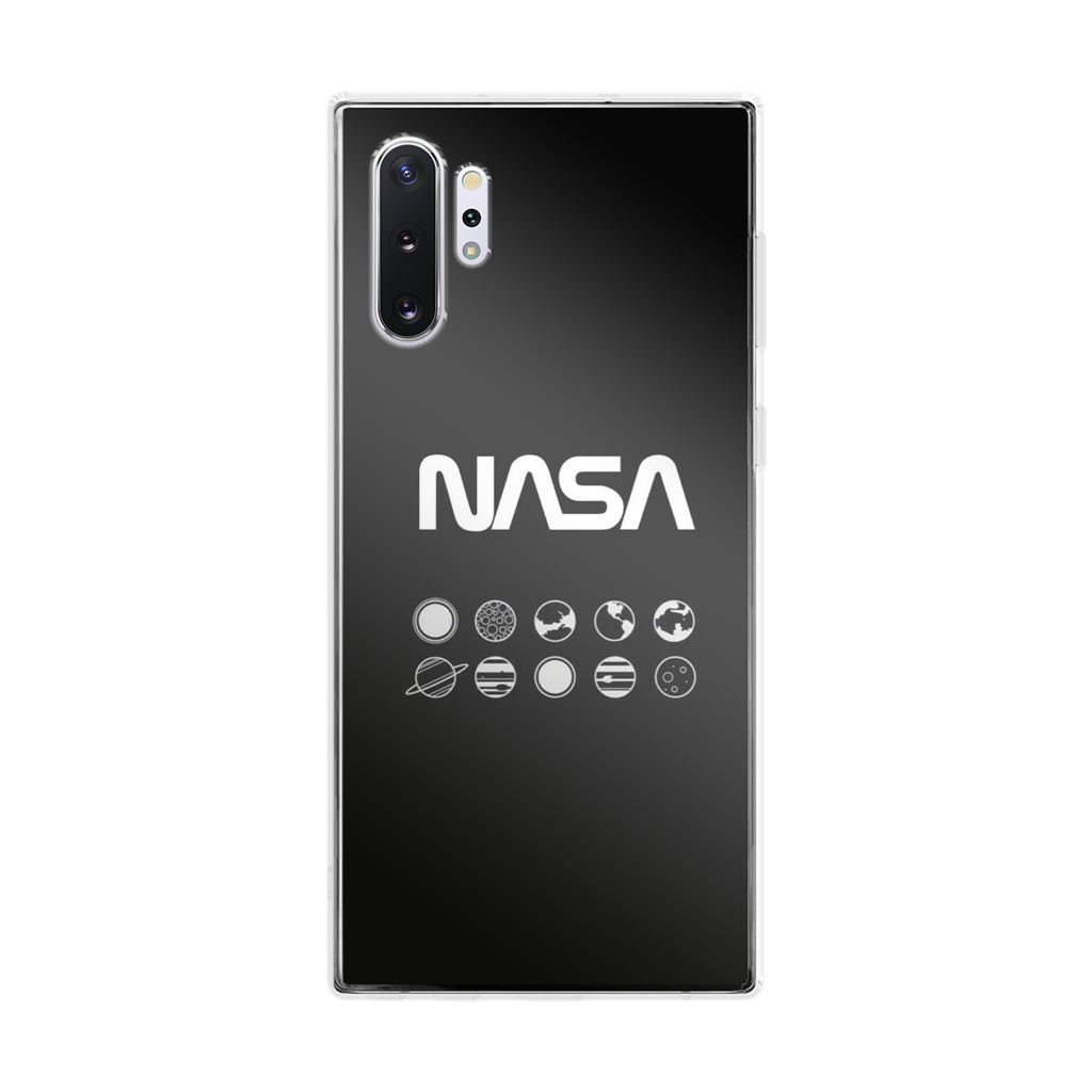 NASA Minimalist Galaxy Note 10 Plus Case