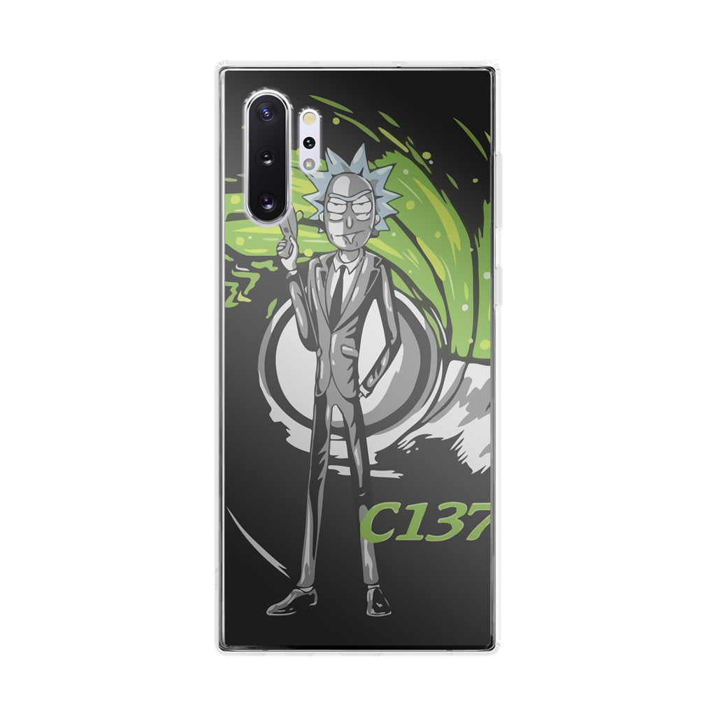 Rick Sanchez Agent C137 Galaxy Note 10 Plus Case