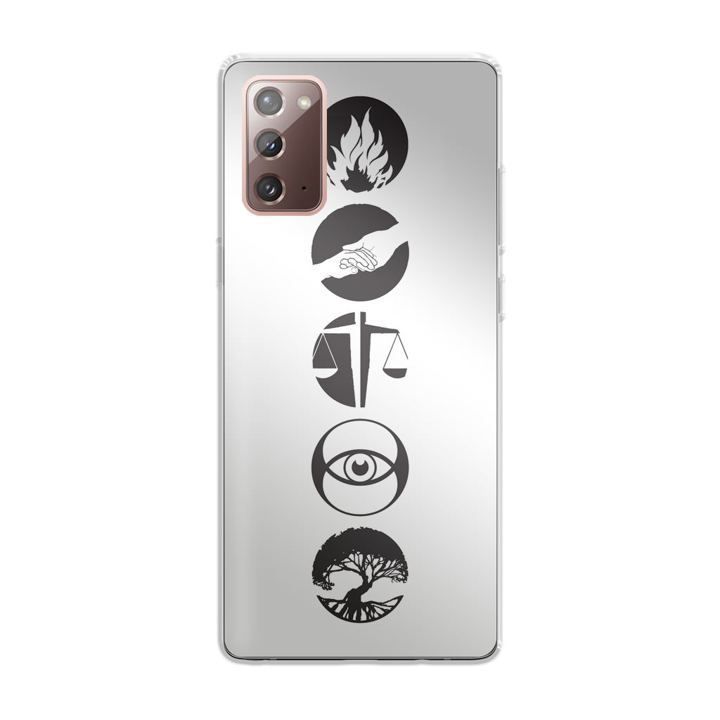 Divergent Factions Galaxy Note 20 Case
