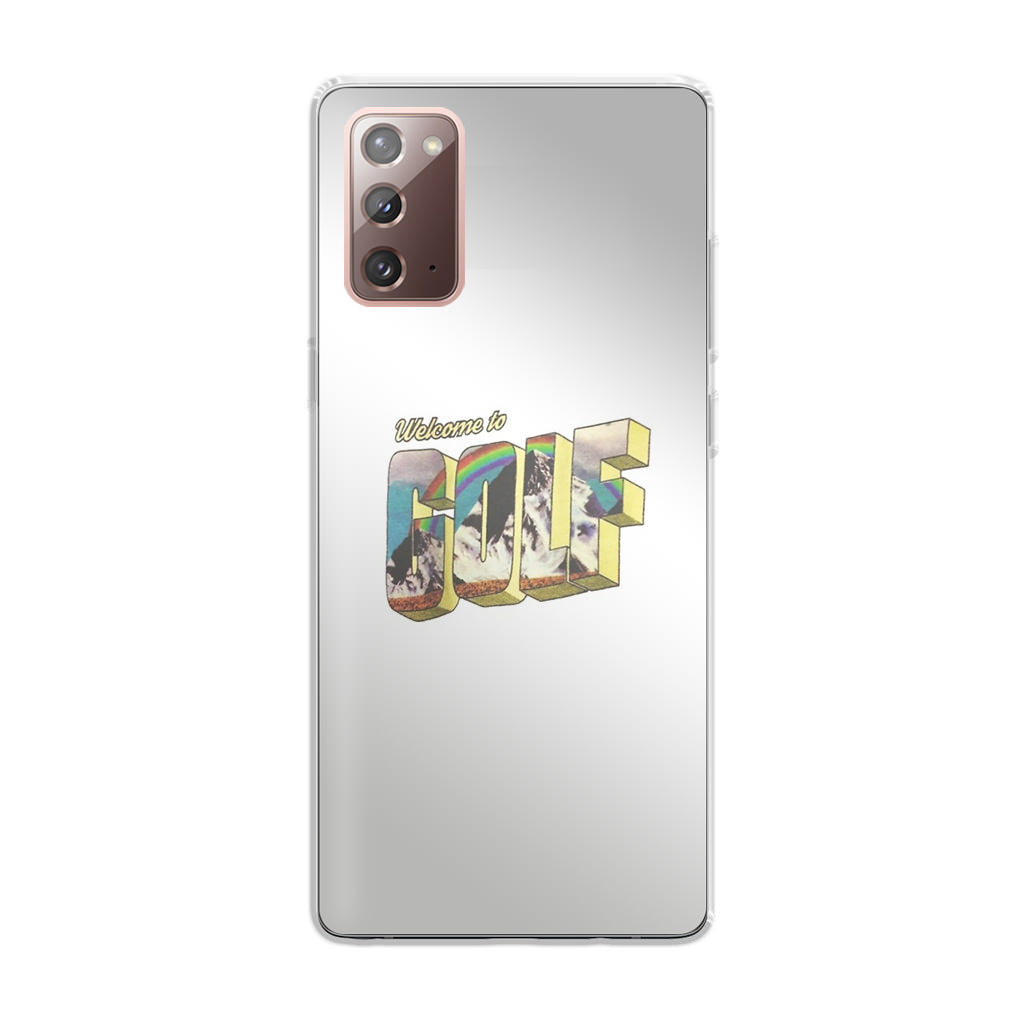 Welcome To GOLF Galaxy Note 20 Case