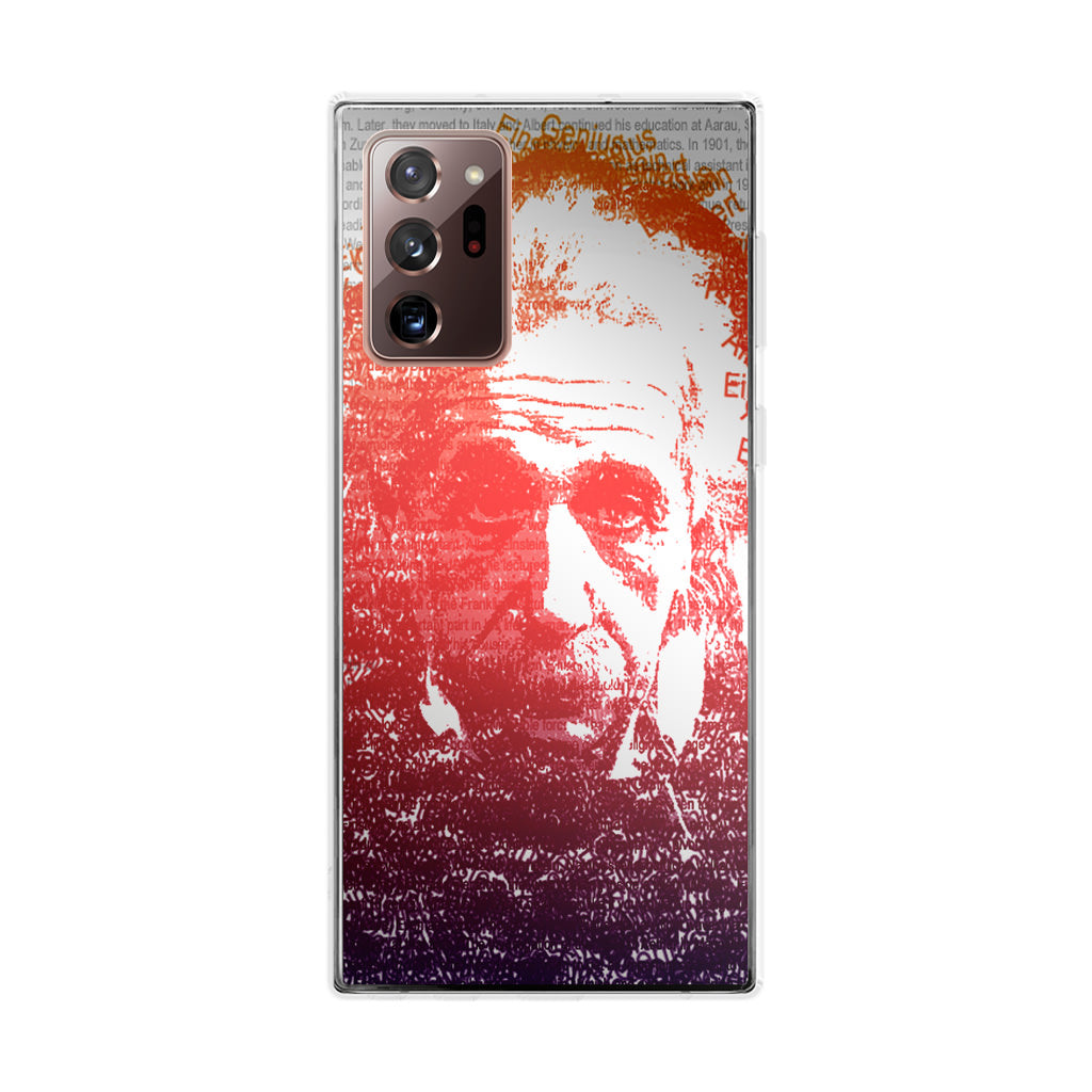 Albert Einstein Art Galaxy Note 20 Ultra Case