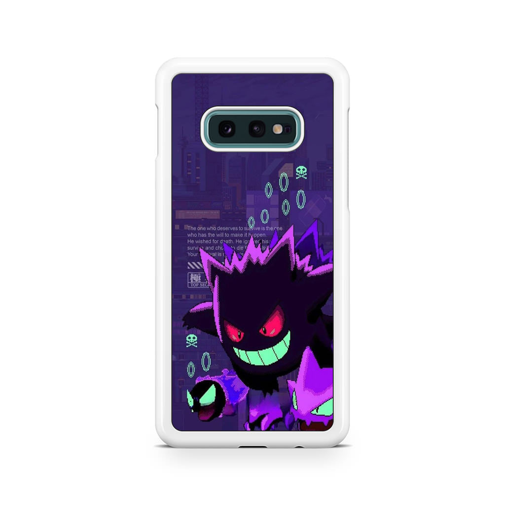 Gengar Pixel Art Galaxy S10e Case