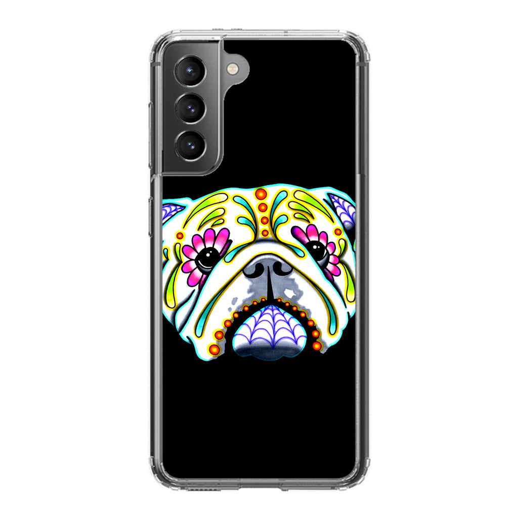Colorful Bulldog Art Galaxy S21 / S21 Plus / S21 FE 5G Case