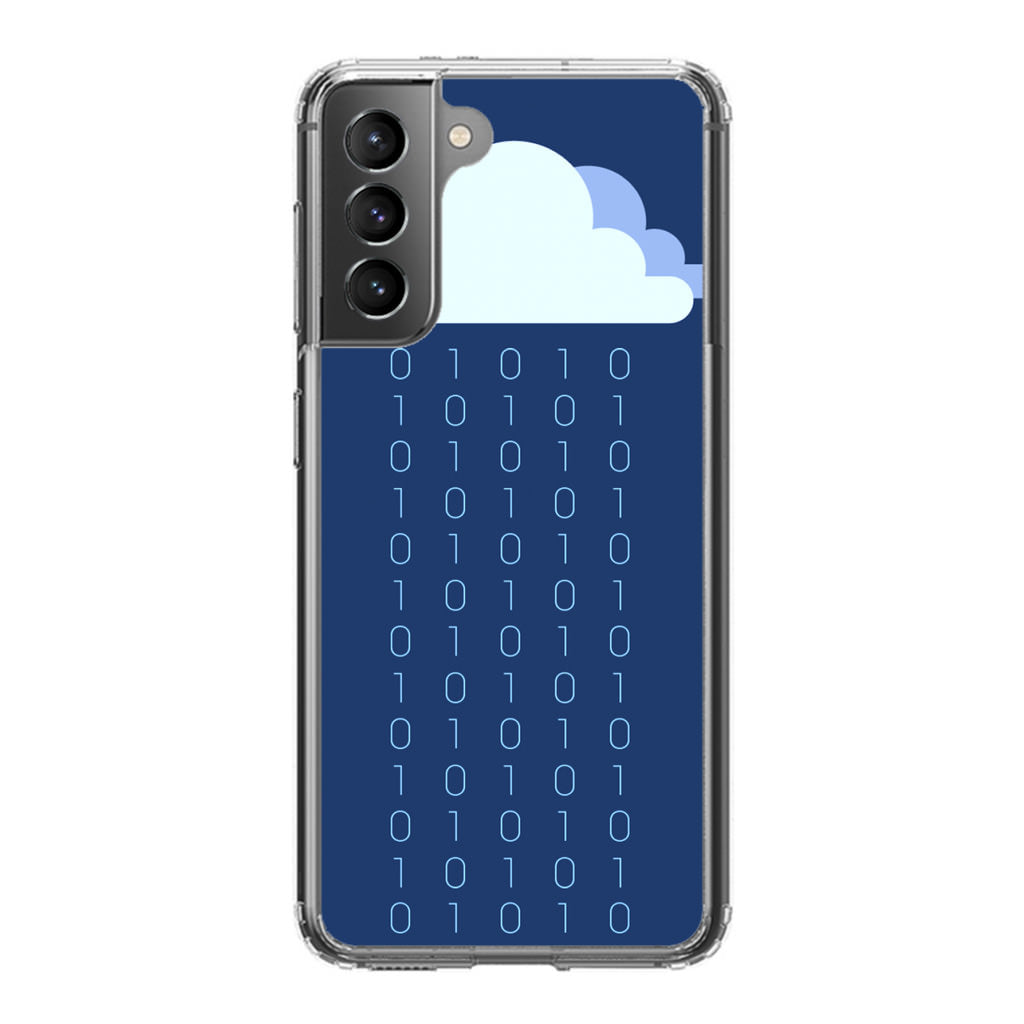 Abstract Binary Minimalist Galaxy S22 / S22 Plus Case
