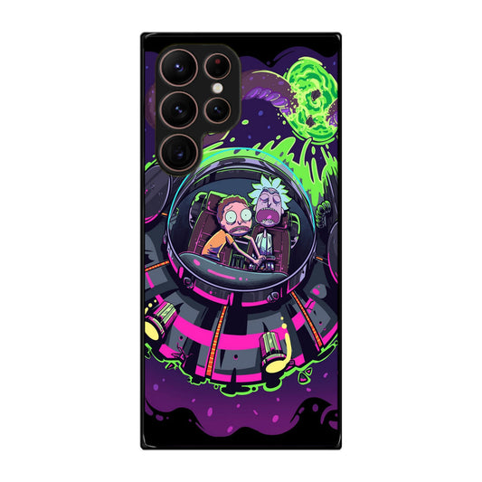 Rick And Morty Spaceship Galaxy S22 Ultra 5G Case