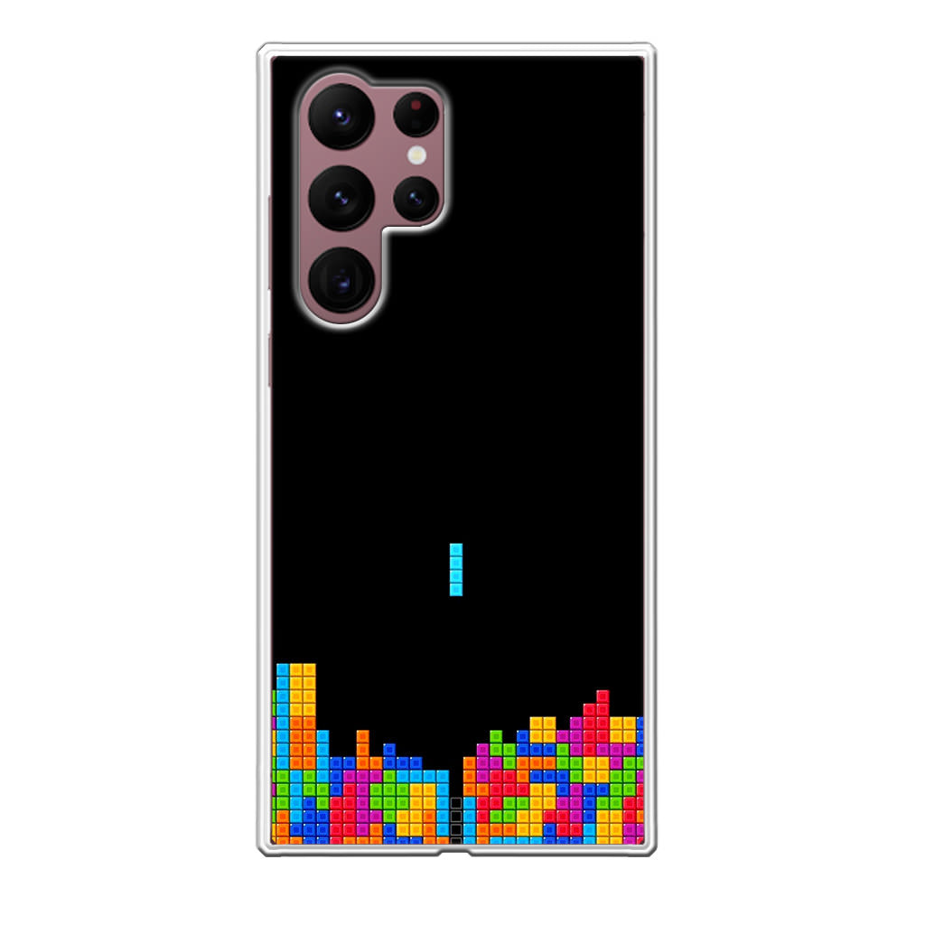 Classic Video Game Tetris Galaxy S22 Ultra 5G Case