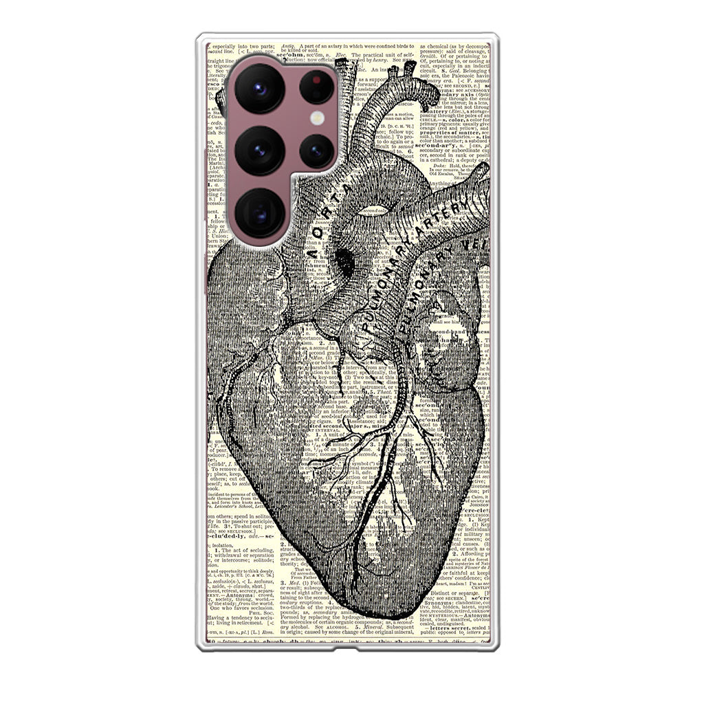 Heart Book Art Galaxy S22 Ultra 5G Case