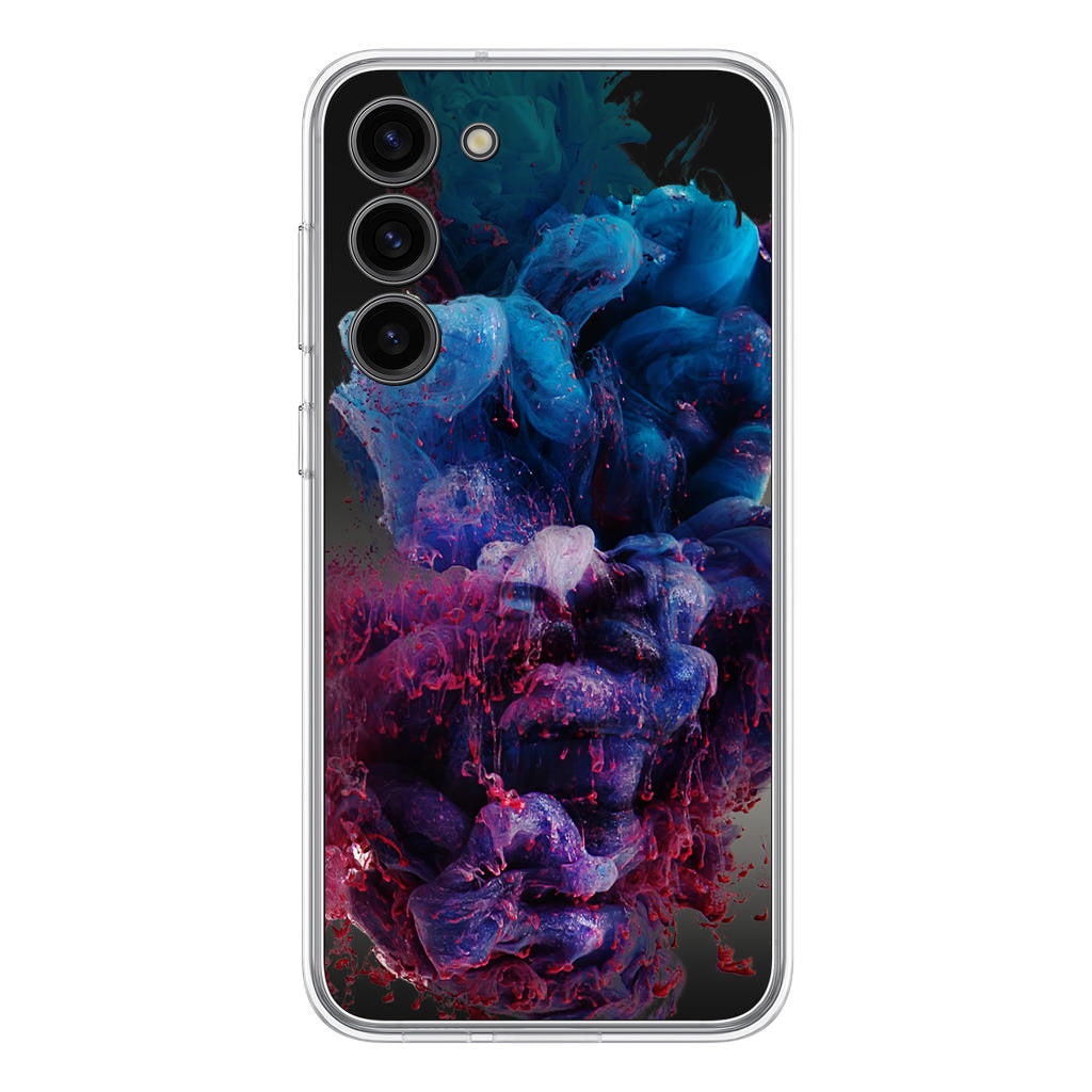 Colorful Dust Art on Black Samsung Galaxy S23 / S23 Plus Case