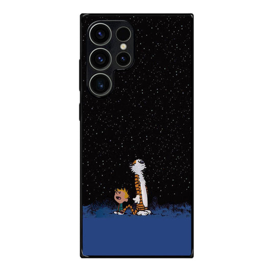 Calvin and Hobbes Space Samsung Galaxy S23 Ultra Case