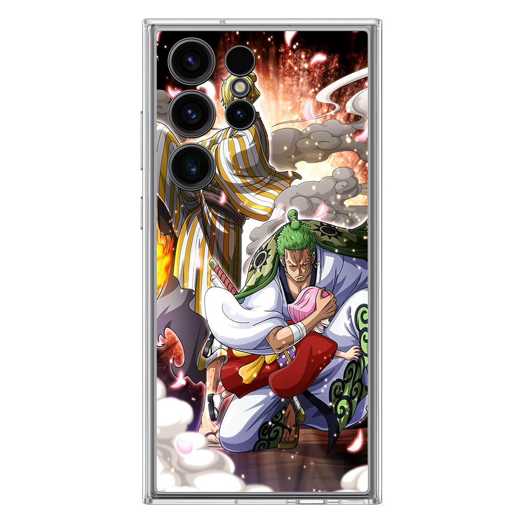 Sanji And Zoro Saving Otoko Samsung Galaxy S23 Ultra Case