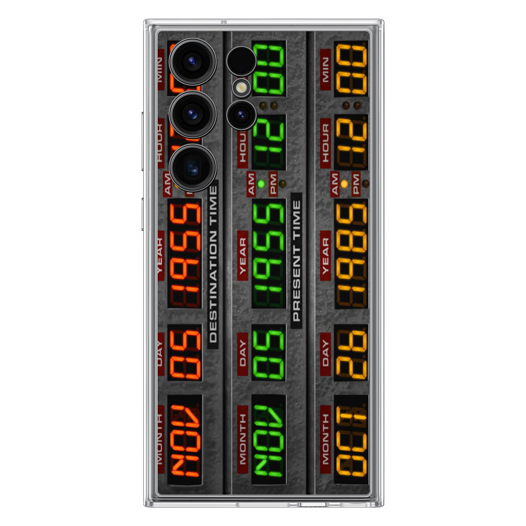 Back To The Future Time Circuits Samsung Galaxy S23 Ultra Case