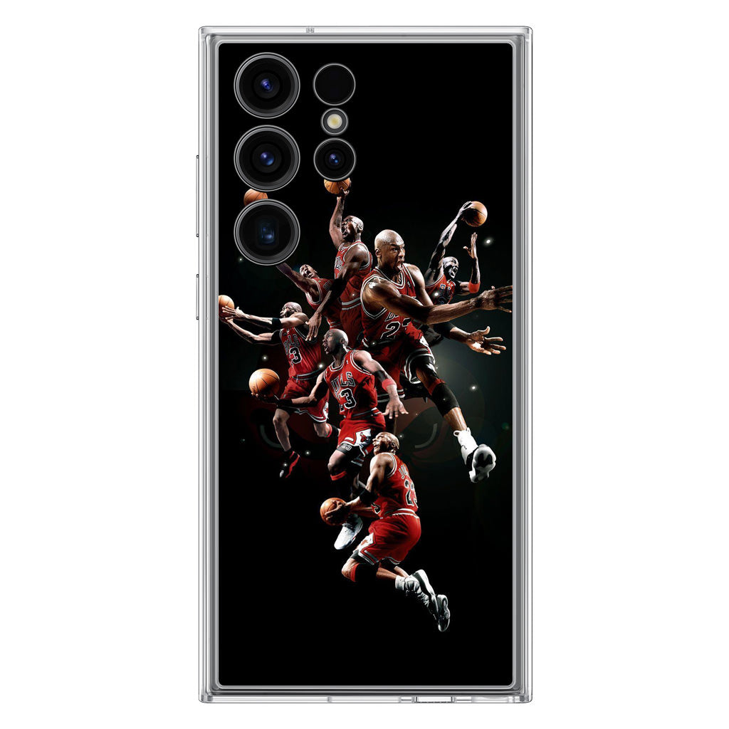 Michael Jordan Best Moment Samsung Galaxy S23 Ultra Case