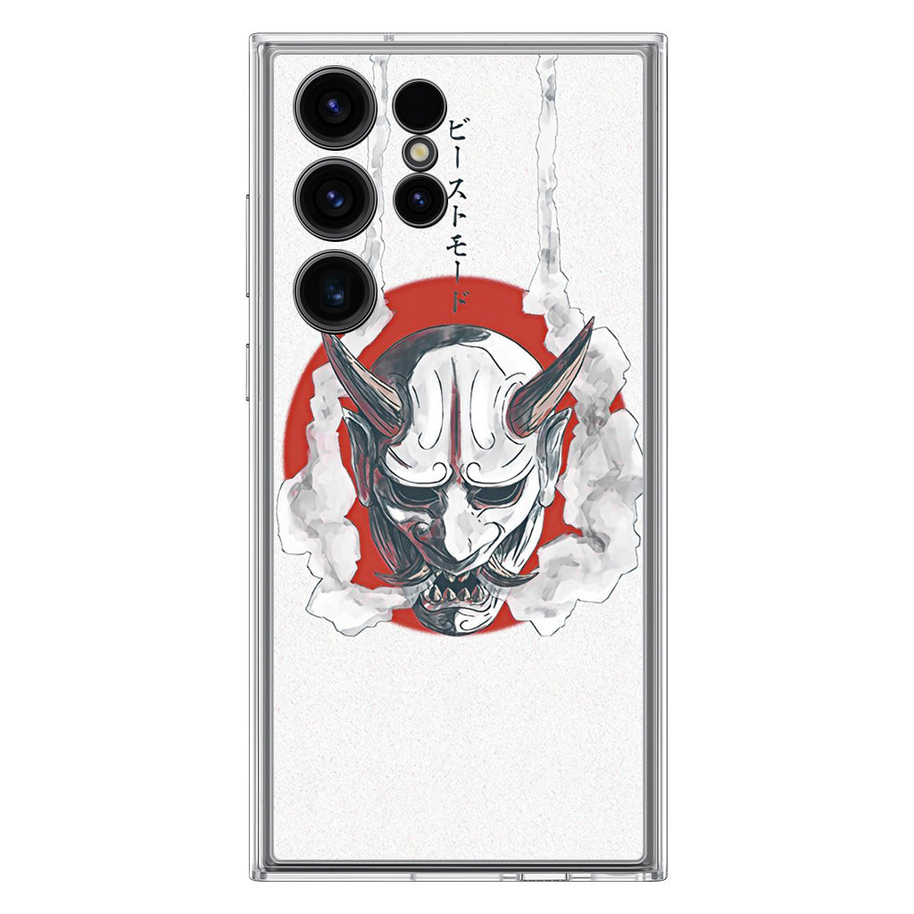 Japanese Oni Mask Samsung Galaxy S23 Ultra Case