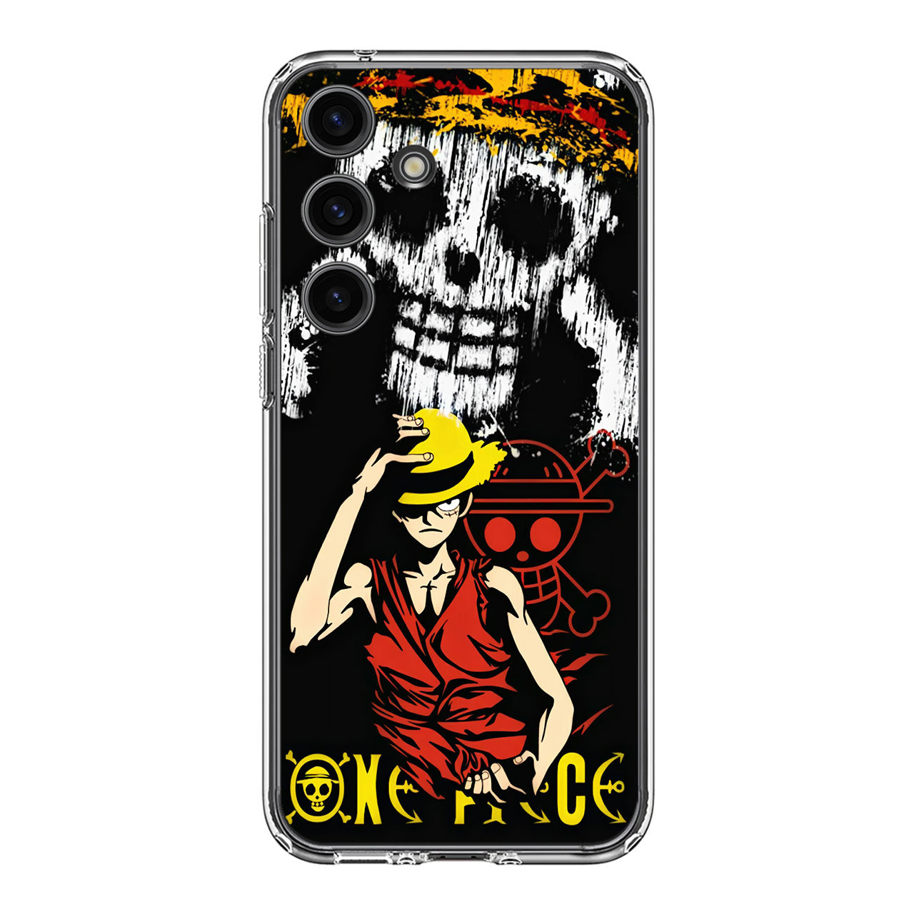 Monkey D Luffy Paint Art Samsung Galaxy S24 / S24 Plus Case