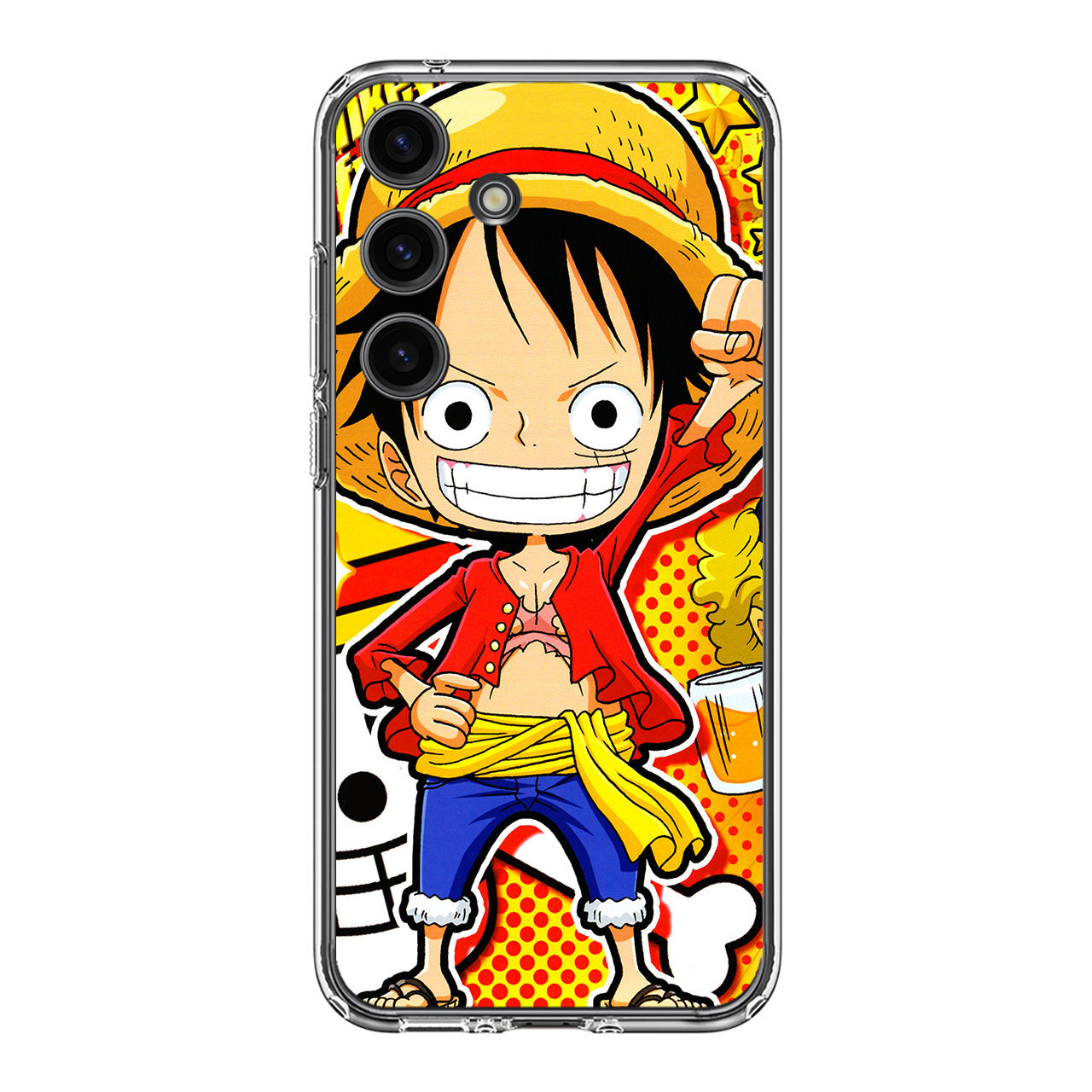 One Piece Cute Luffy Samsung Galaxy S24 / S24 Plus Case