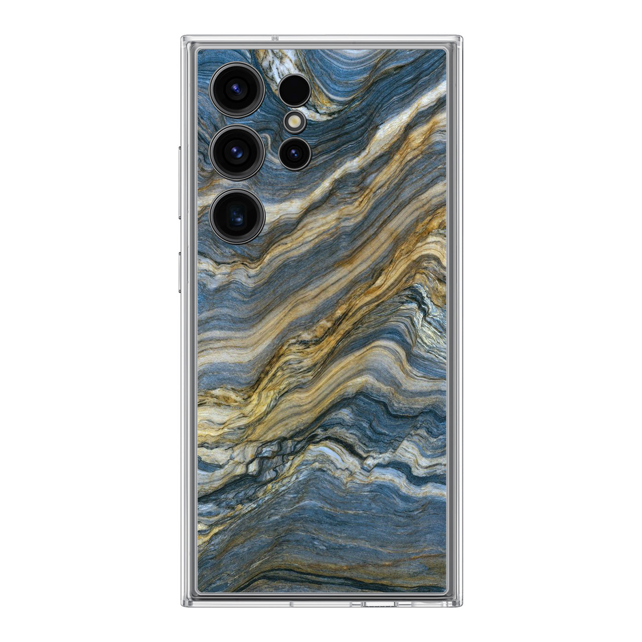 Blue Wave Marble Samsung Galaxy S24 Ultra Case