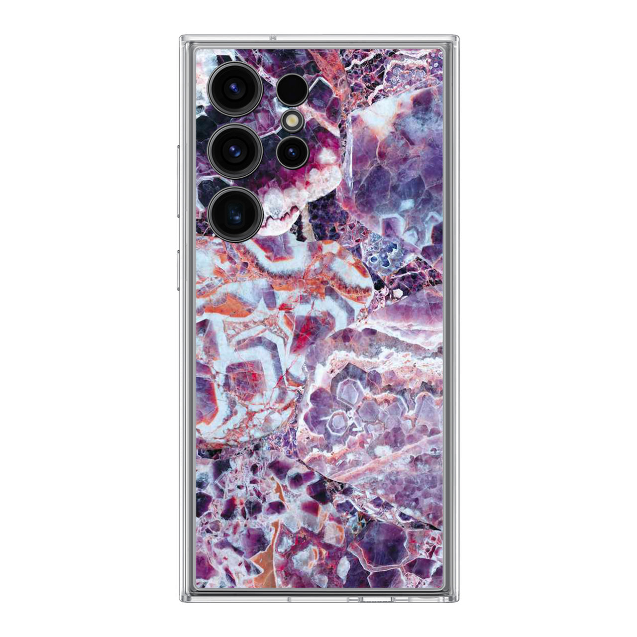 Purple Marble Samsung Galaxy S24 Ultra Case