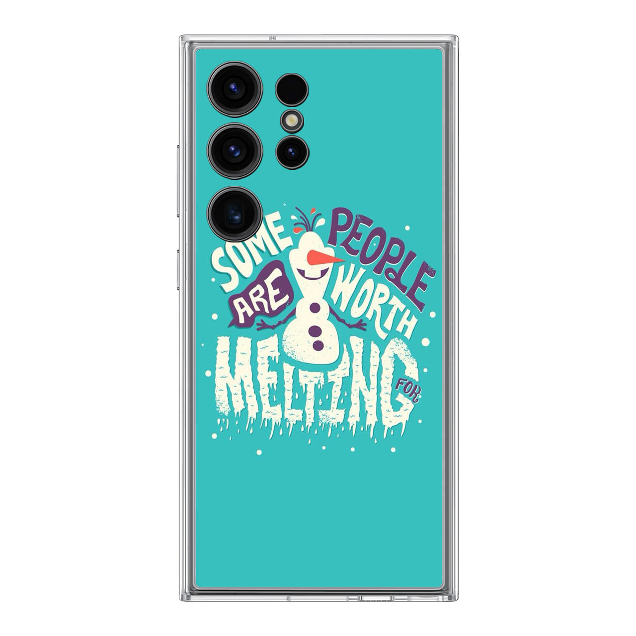 Olaf Frozen Is Melting Samsung Galaxy S24 Ultra Case