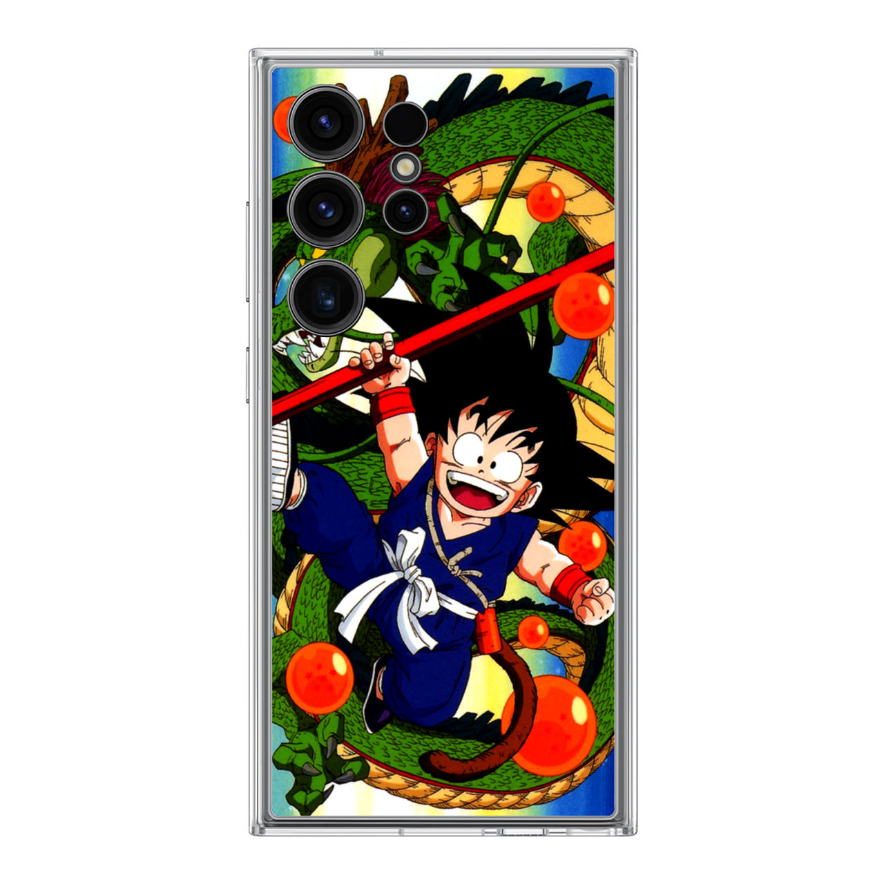 Shenlong And Little Goku Dragon Ball Samsung Galaxy S24 Ultra Case