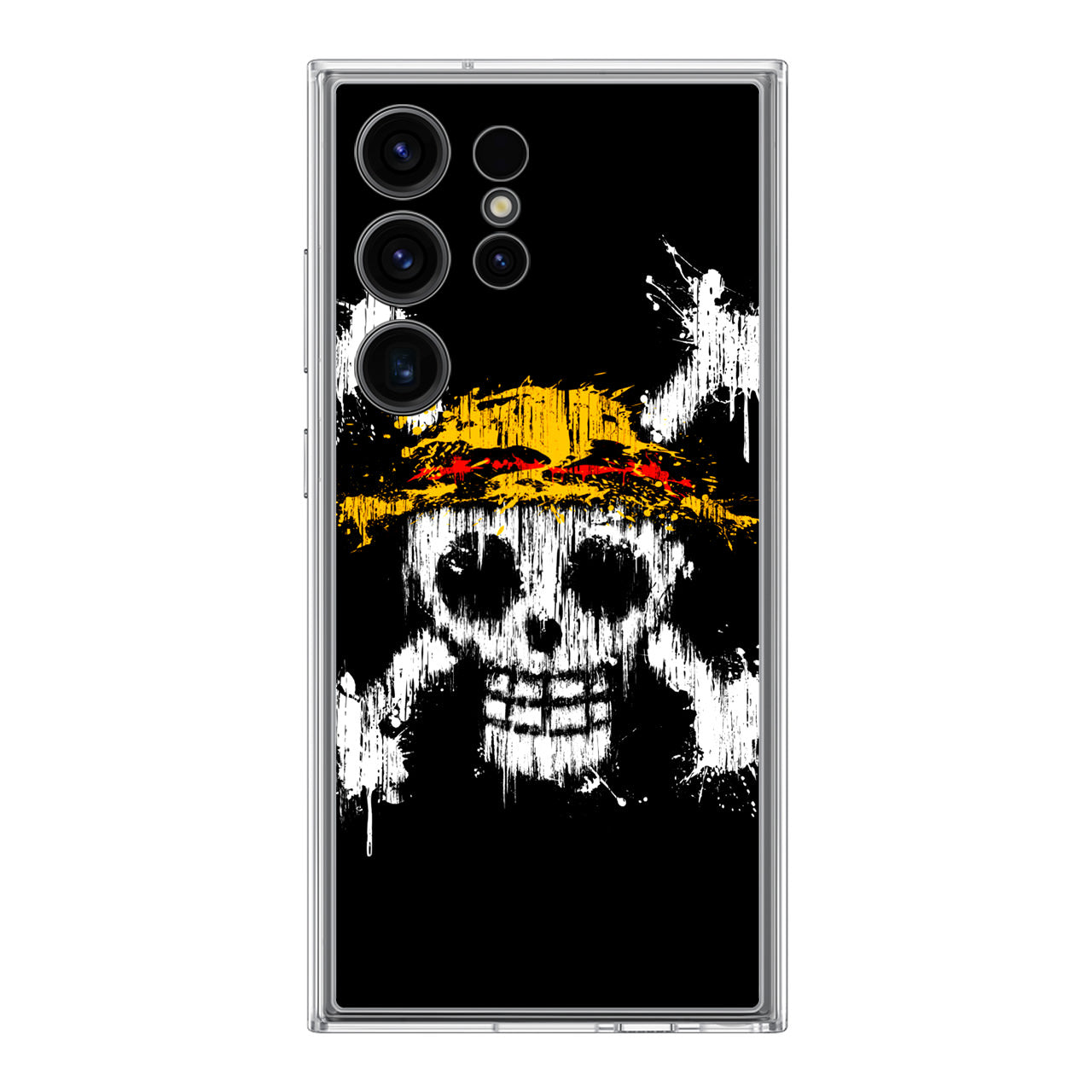 Straw Hat Pirate Logo Paint Samsung Galaxy S24 Ultra Case