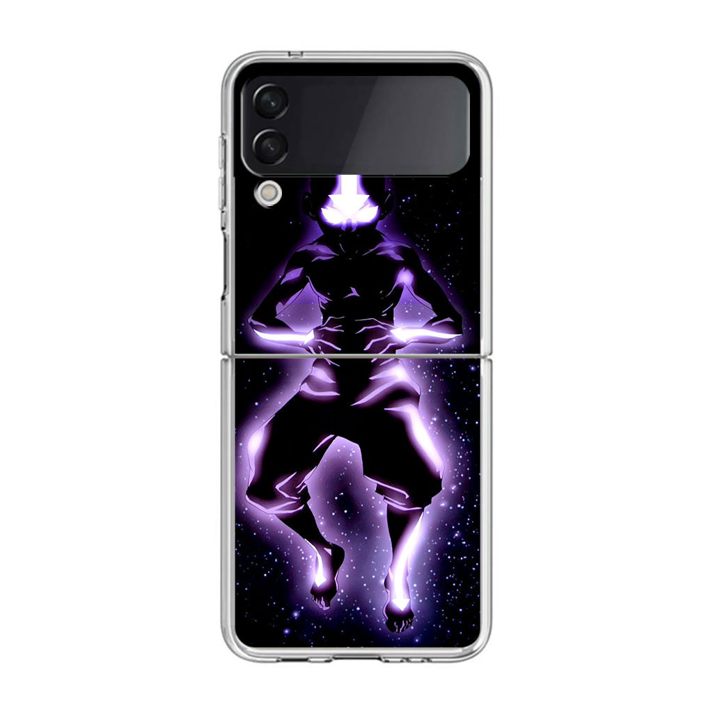 Avatar Aang In Spirit World Mode Samsung Galaxy Z Flip 3 Case