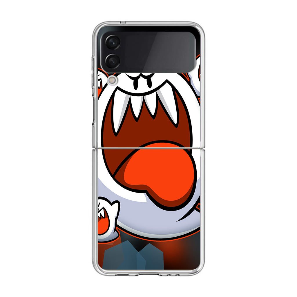 Boo Ghost Cartoon Samsung Galaxy Z Flip 3 Case