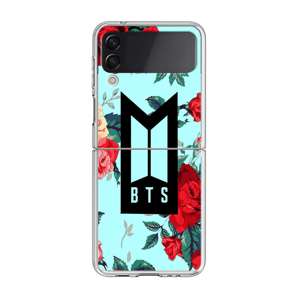 BTS Member in Pink Samsung Galaxy Z Flip 4 Case – Customilo