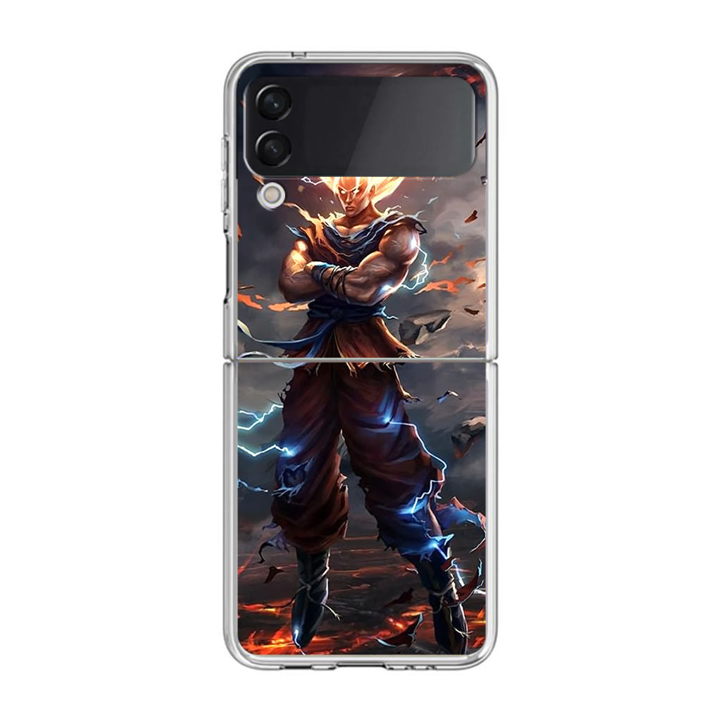 Goku Dragon Ball Samsung Galaxy Z Flip 3 5G Clear Case