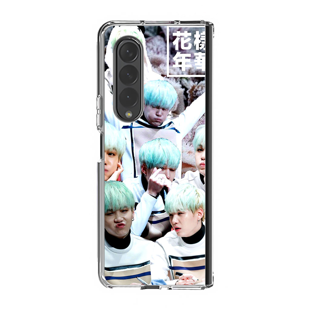 BTS Member in Pink Samsung Galaxy Z Flip 4 Case – Customilo