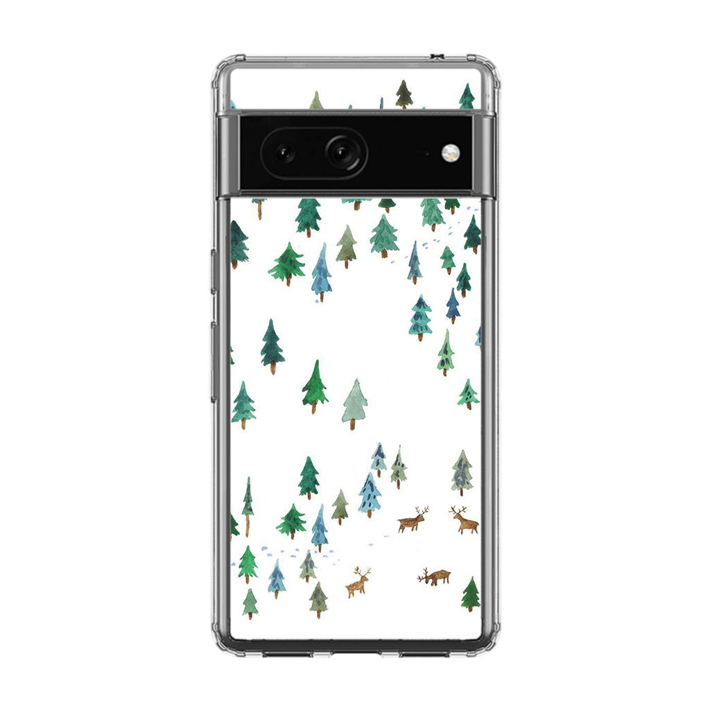 Snow Everywhere Google Pixel 7a Case – Customilo