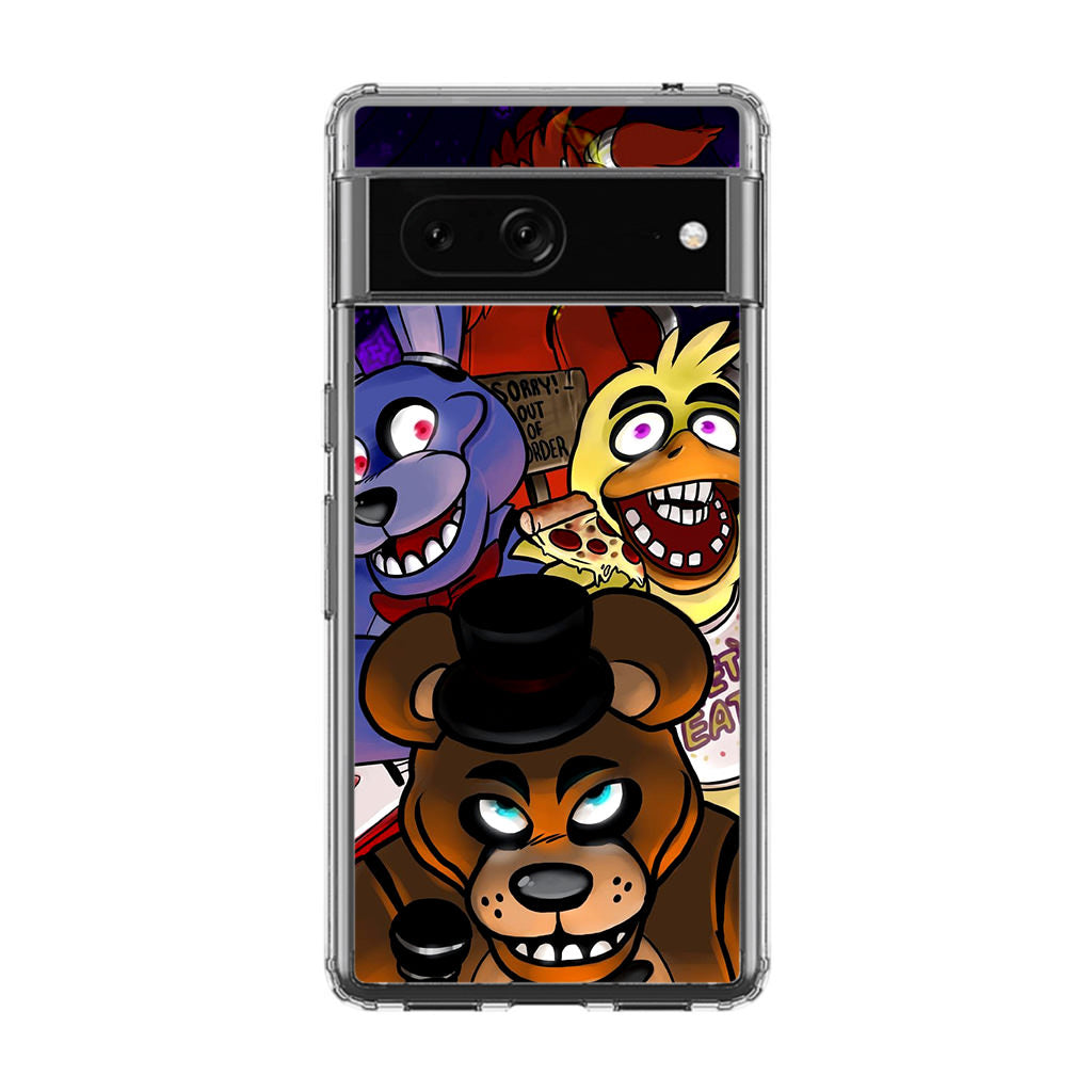 fnaf phone case Five Nights at Freddy's Characters Google Pixel 7 Case – Customilo