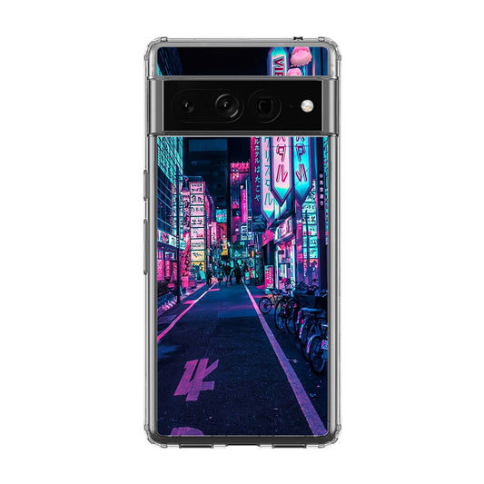 Tokyo Street Wonderful Neon Google Pixel 7 Pro Case