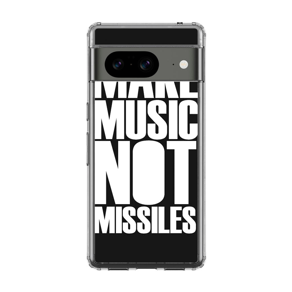 Make Music Not Missiles Google Pixel 8 Case – Customilo