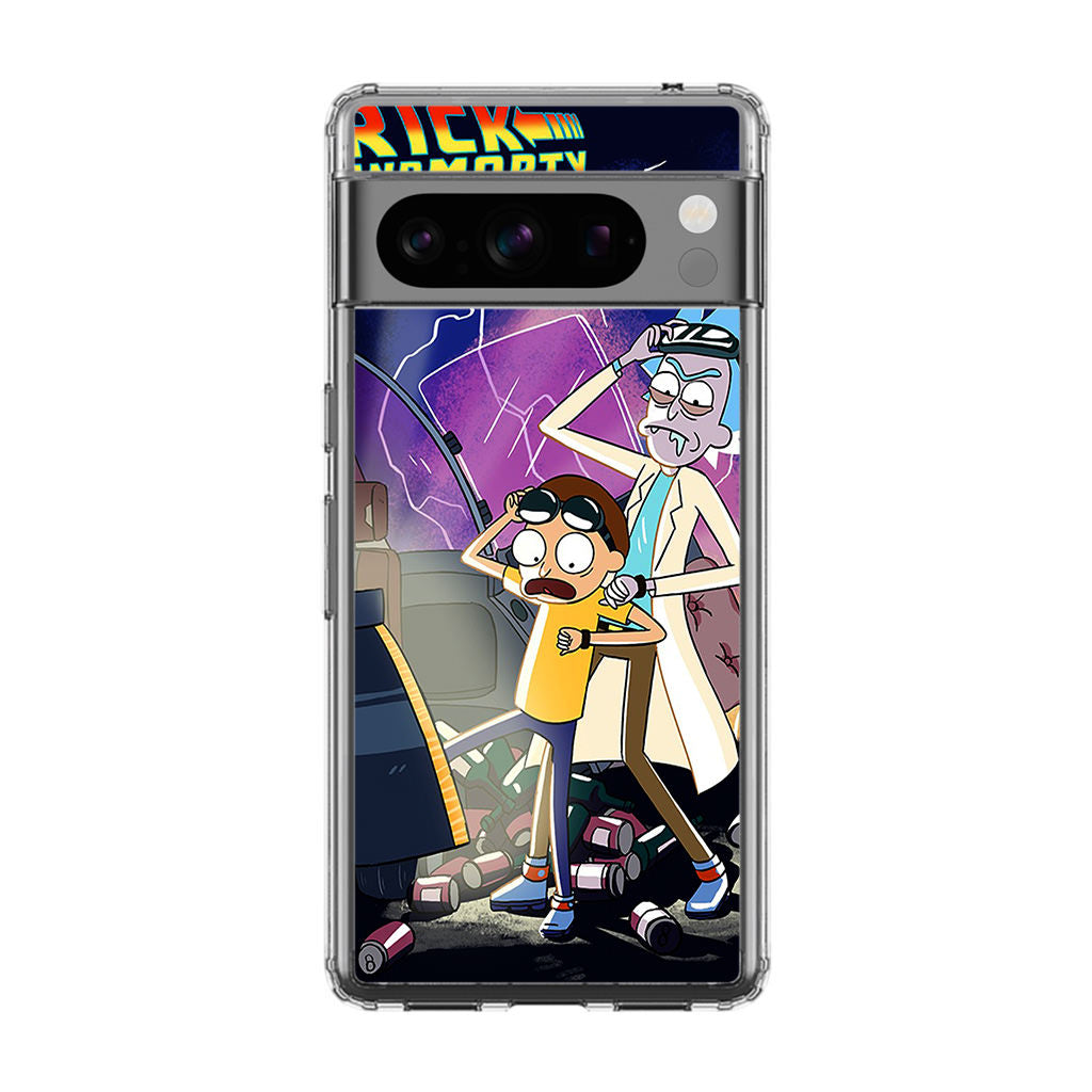 Rick And Morty Back To The Future Google Pixel 8 Pro Case – Customilo
