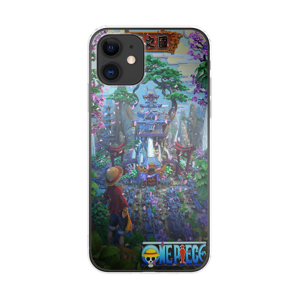 Flower Capital of Wano One Piece iPhone 12 Case