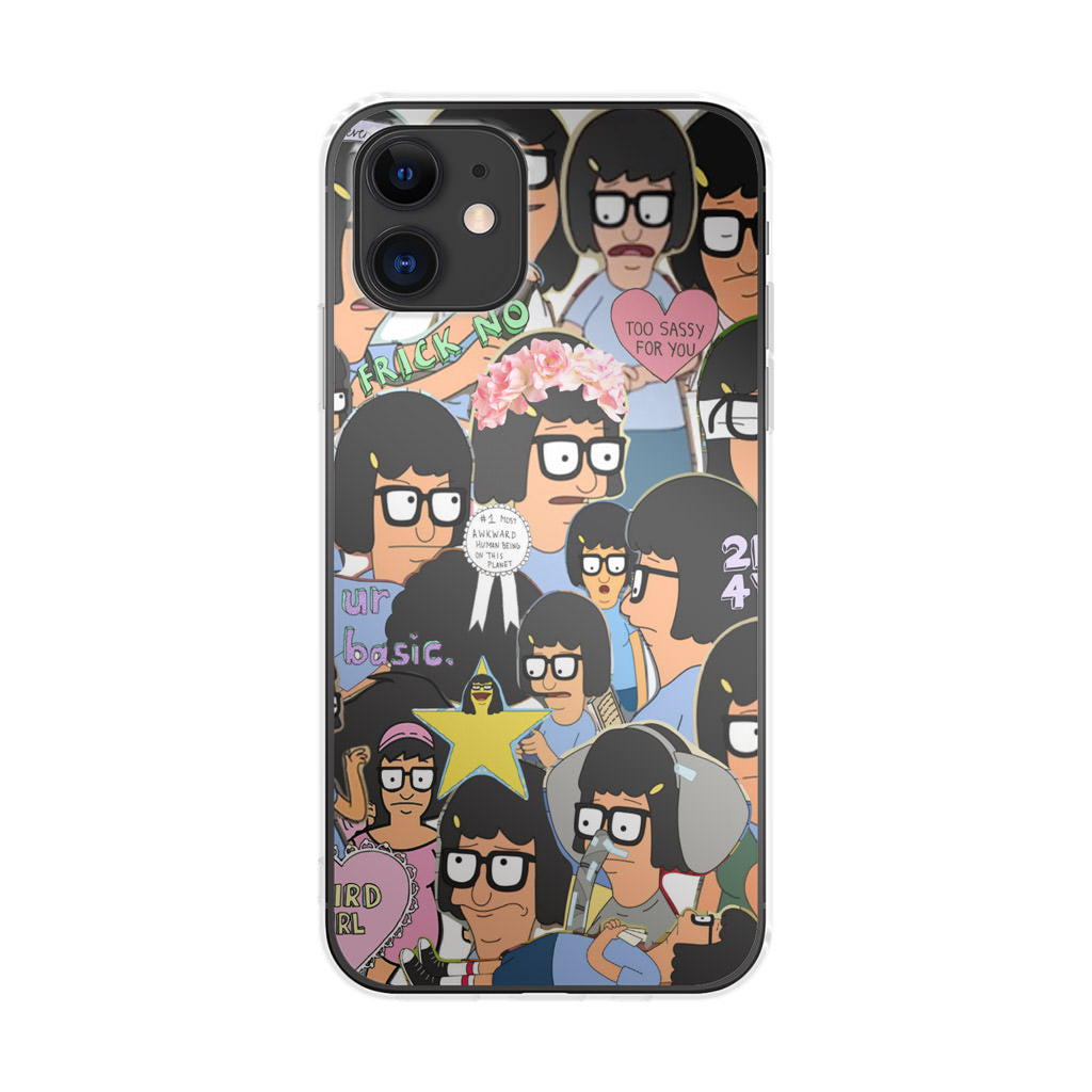 Tina Belcher Collage iPhone 12 mini Case