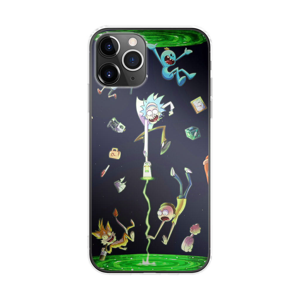 Rick And Morty Portal Fall iPhone 11 Pro Max Case