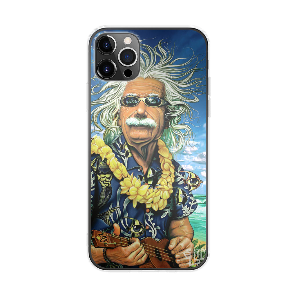 Albert Enstein On Vacation iPhone 12 Pro Max Case