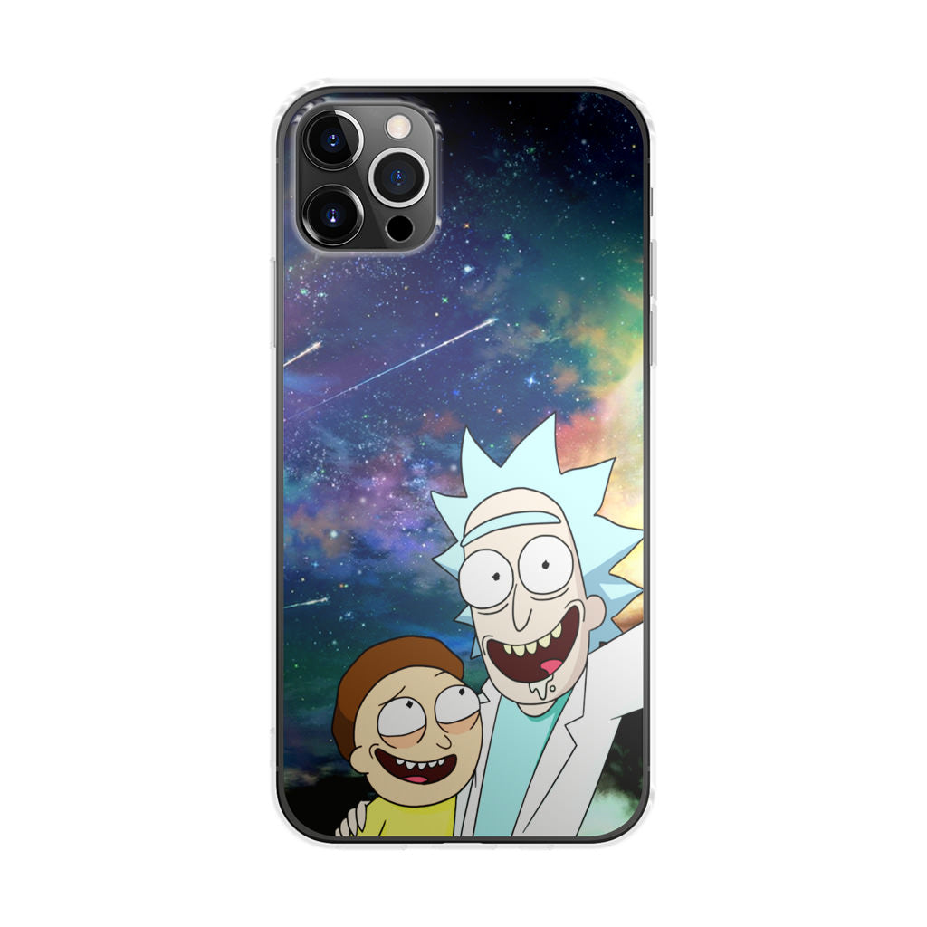 Rick And Morty In The Space iPhone 12 Pro Max Case
