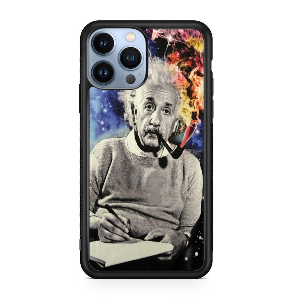 Albert Einstein Smoking iPhone 13 Pro 13 Pro Max Case