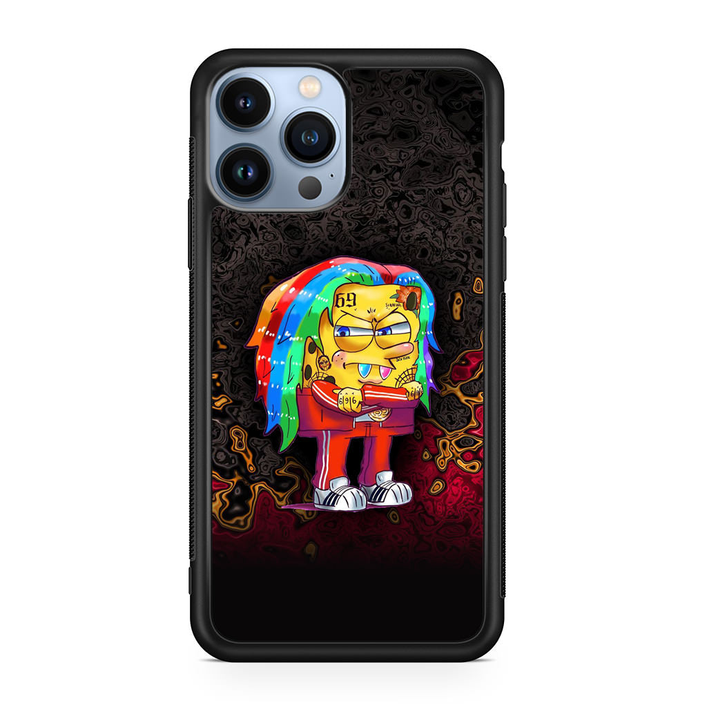 Sponge Hypebeast 69 Mode iPhone 13 Pro 13 Pro Max Case Customilo