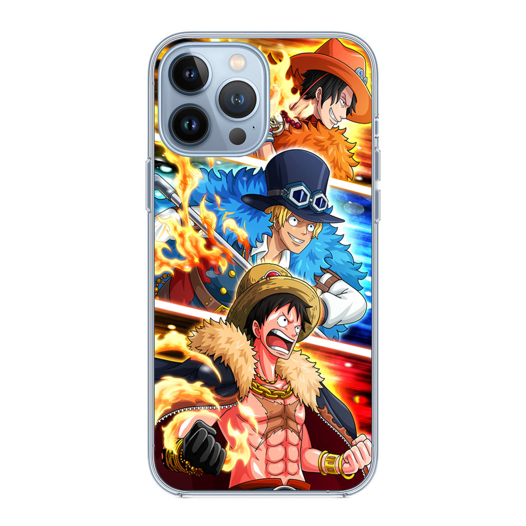 Ace Sabo Luffy iPhone 13 Pro / 13 Pro Max Case