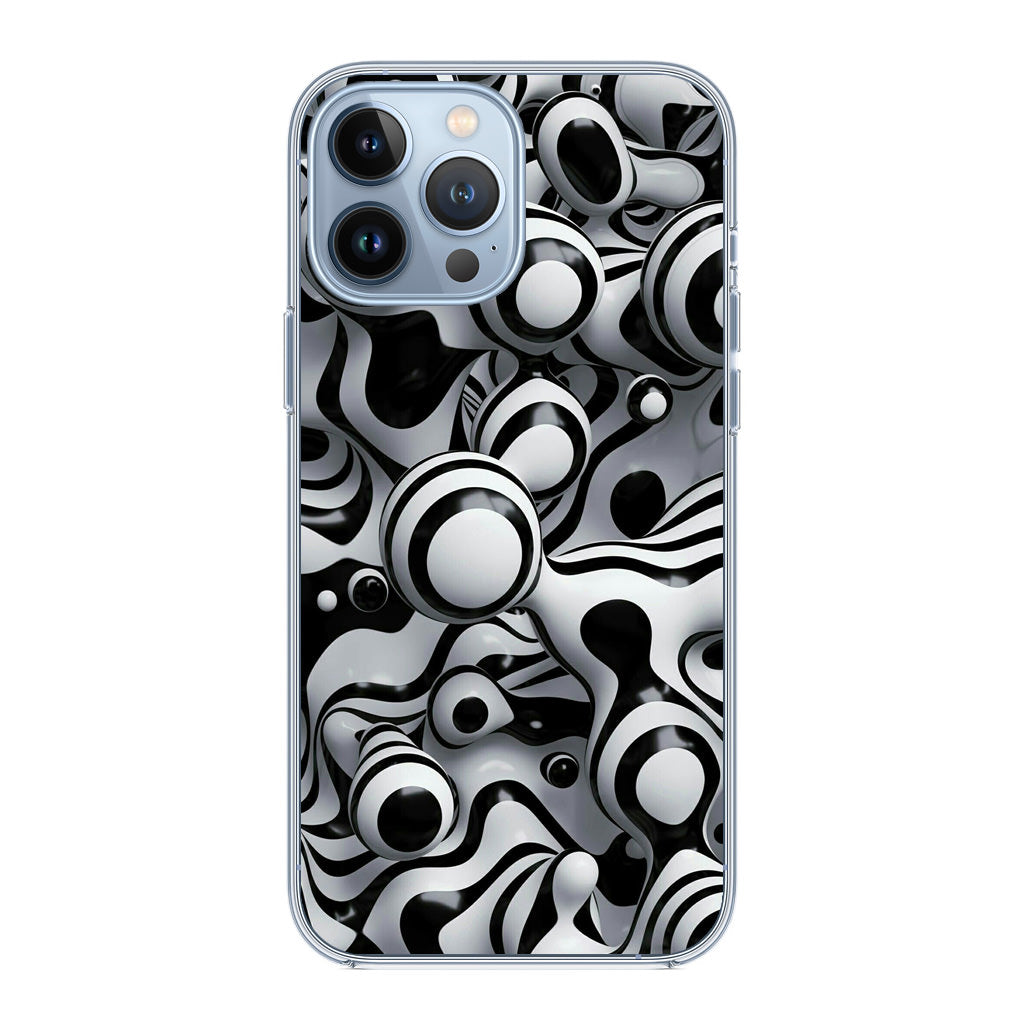 Abstract Art Black White iPhone 13 Pro / 13 Pro Max Case